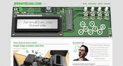 Desktop Screenshot of jeremyblum.com