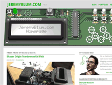 Tablet Screenshot of jeremyblum.com